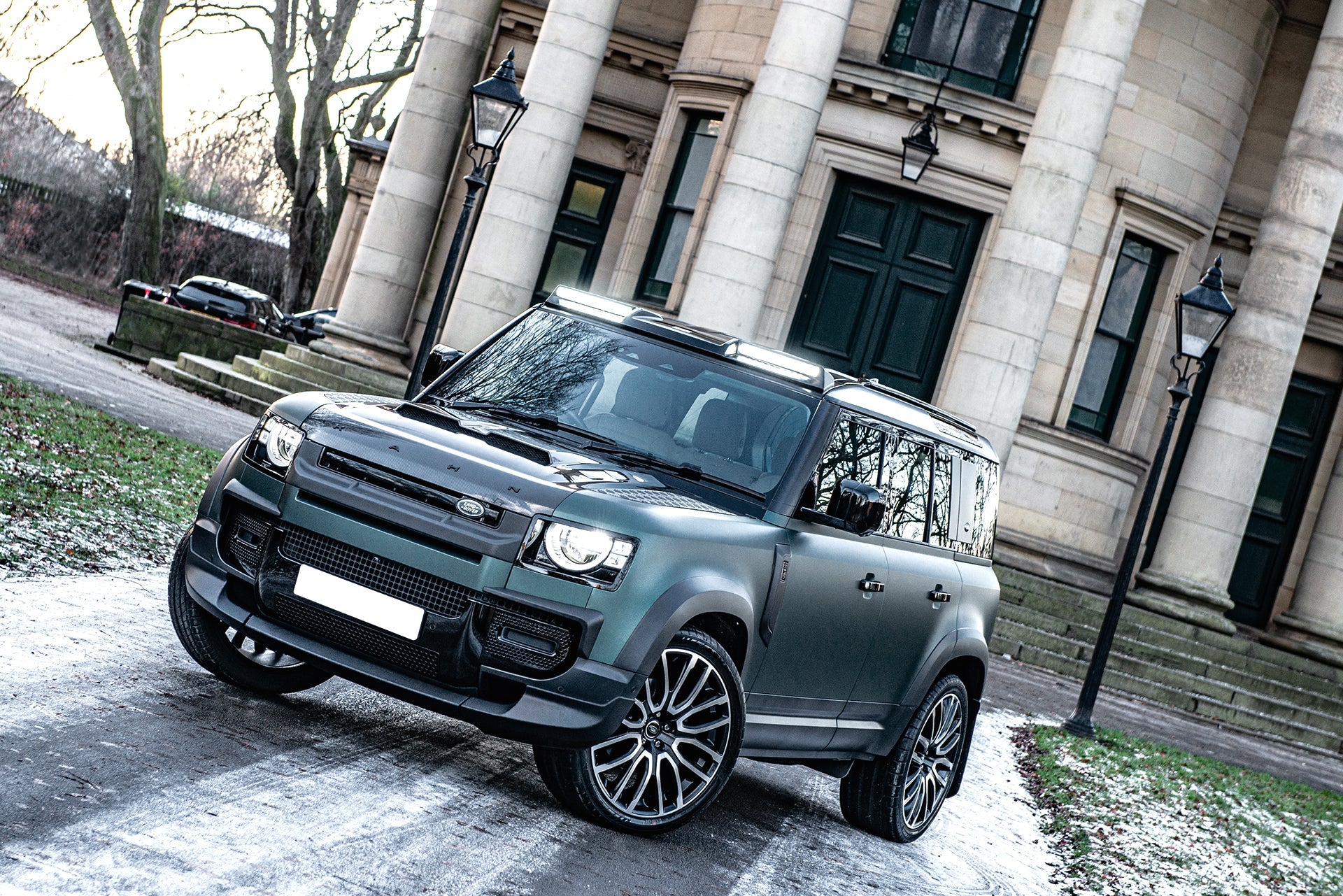 Green Exterior & Conversions for Land Rover Defender 110 | Kahn ...
