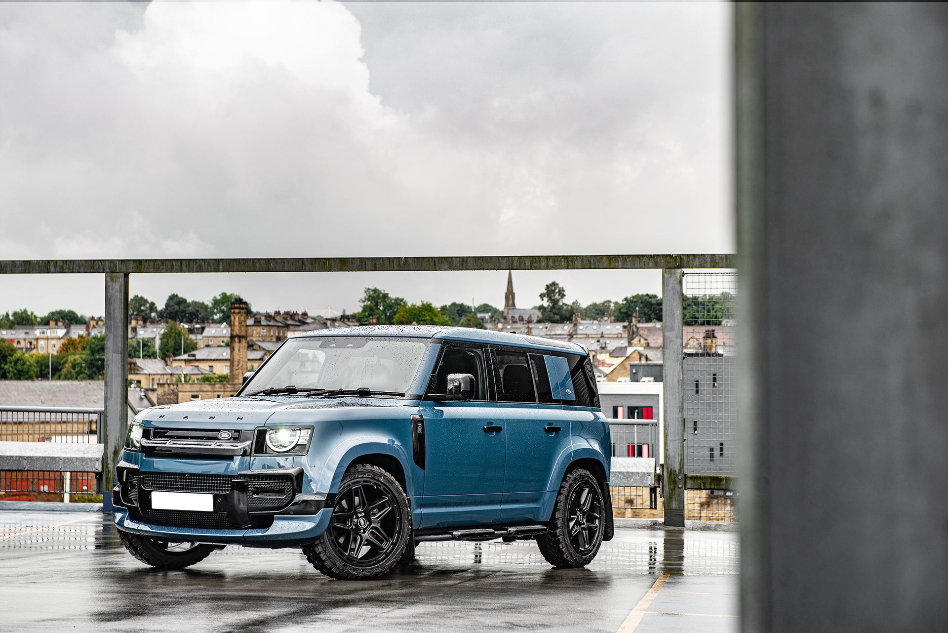 Blue Exterior & Tailored Conversion for Land Rover Defender 110 | Kahn ...