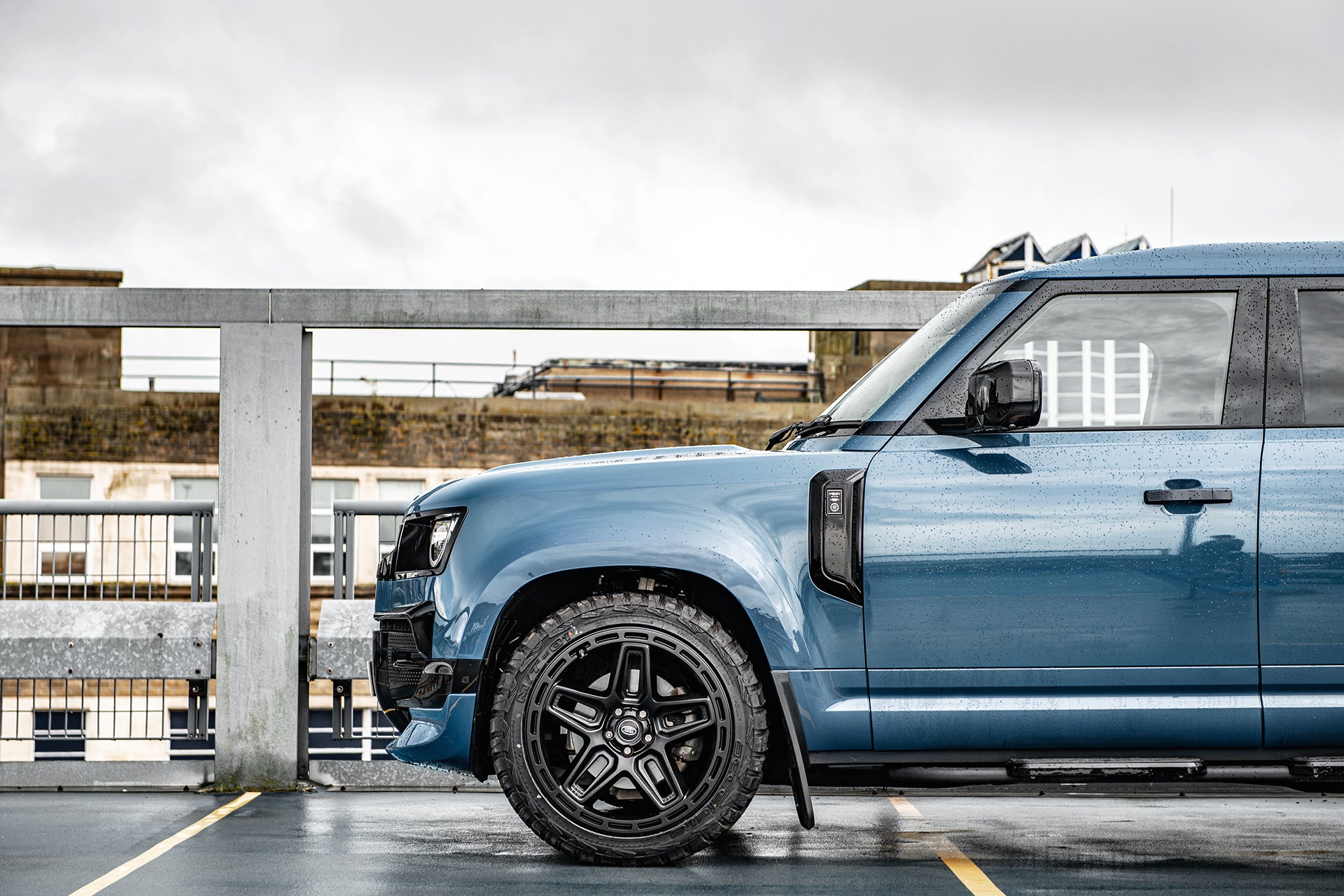 Blue Exterior & Tailored Conversion for Land Rover Defender 110 | Kahn ...