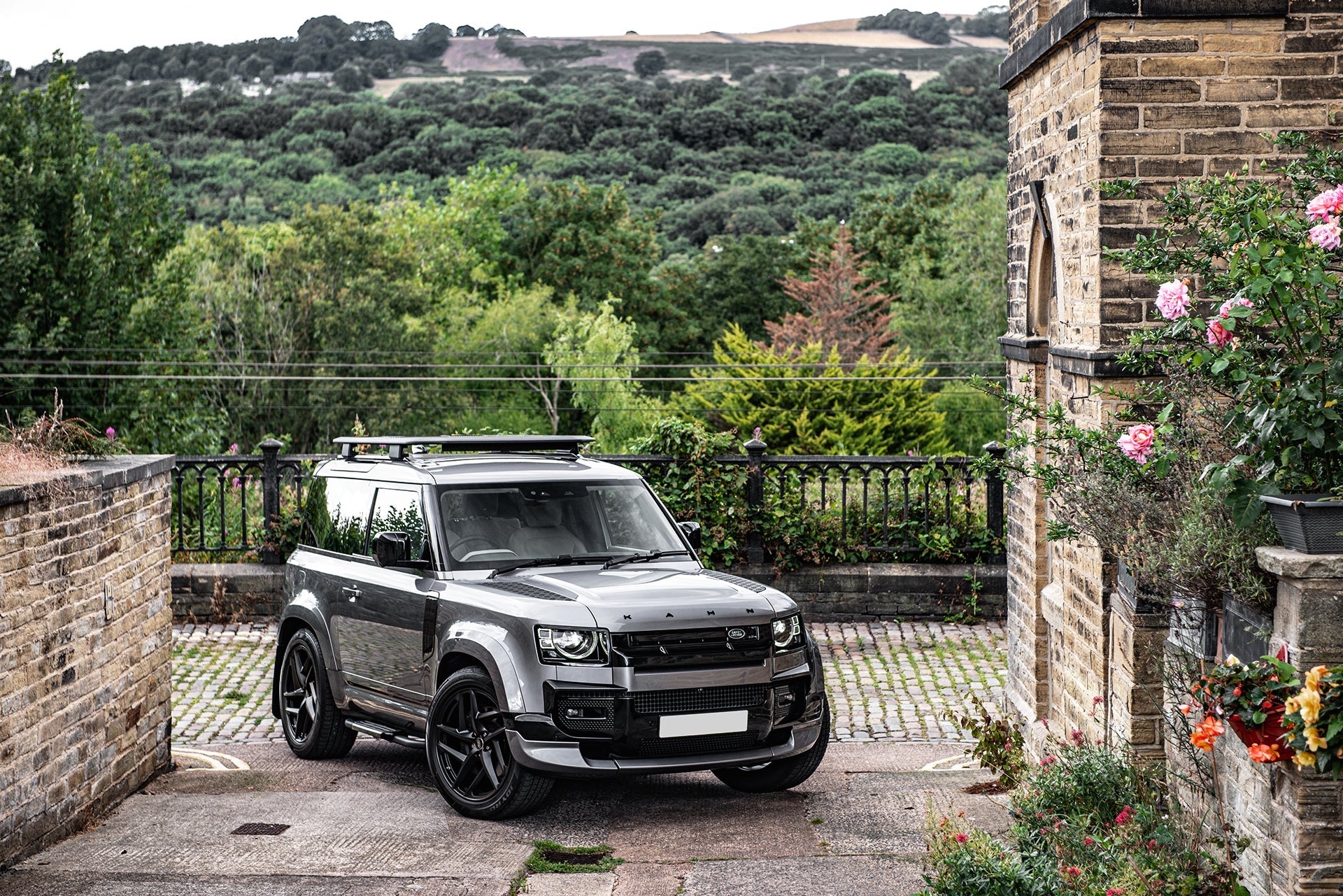 Silver Defender Range Rover Silver Exterior & Tailored Conversions - Land Rover Defender 90 | Kahn ...