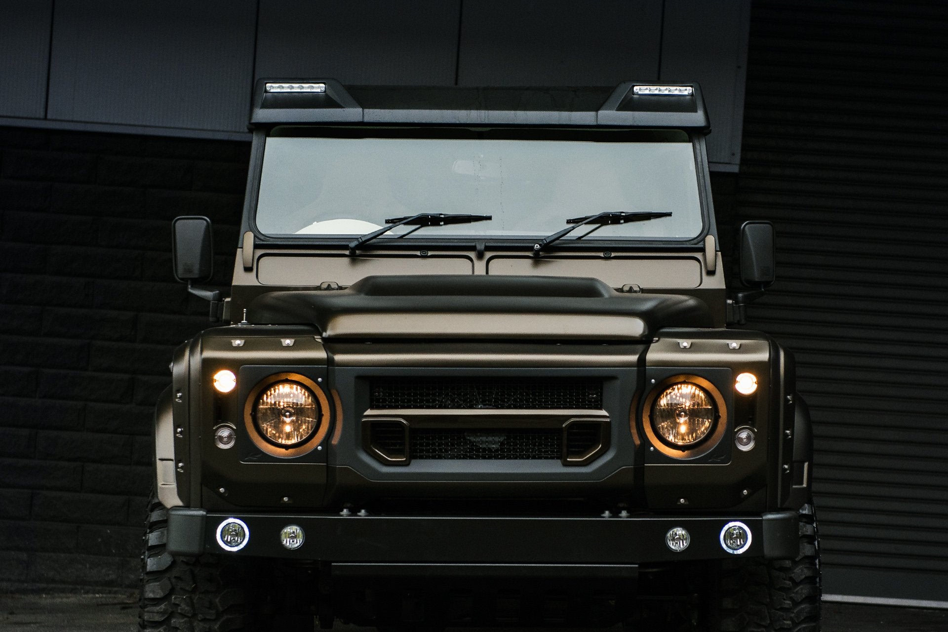Land Rover Defender  Front Shield LED Lights - Project Kahn